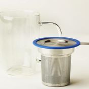 Tall Glass Mug with infuser basket